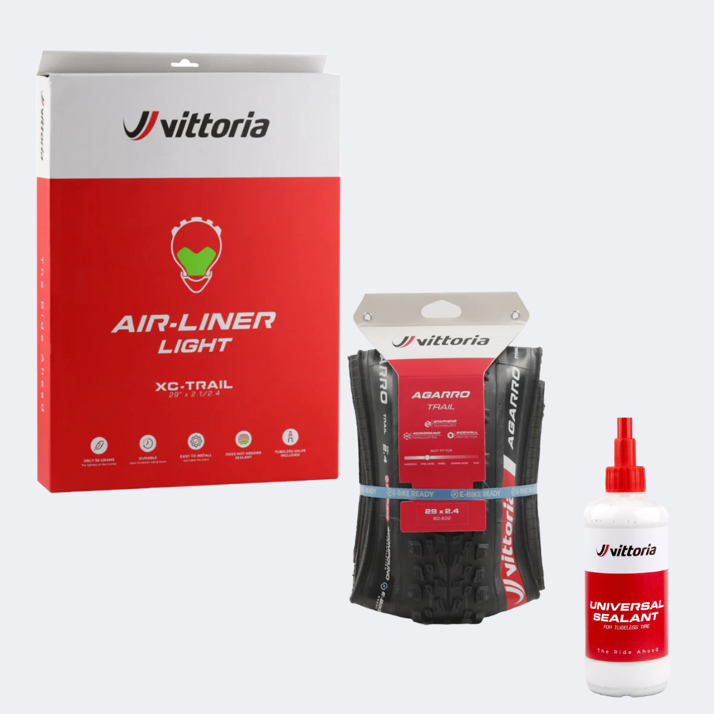 Agarro Trail + Air-Liner Light XC + Universal Sealant