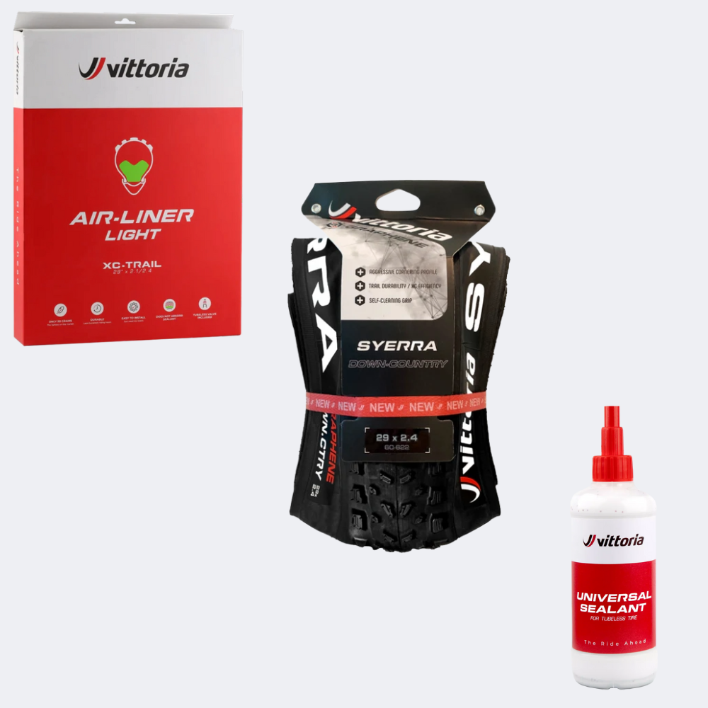 Syerra Trail + Air-Liner Light XC + Universal Sealant