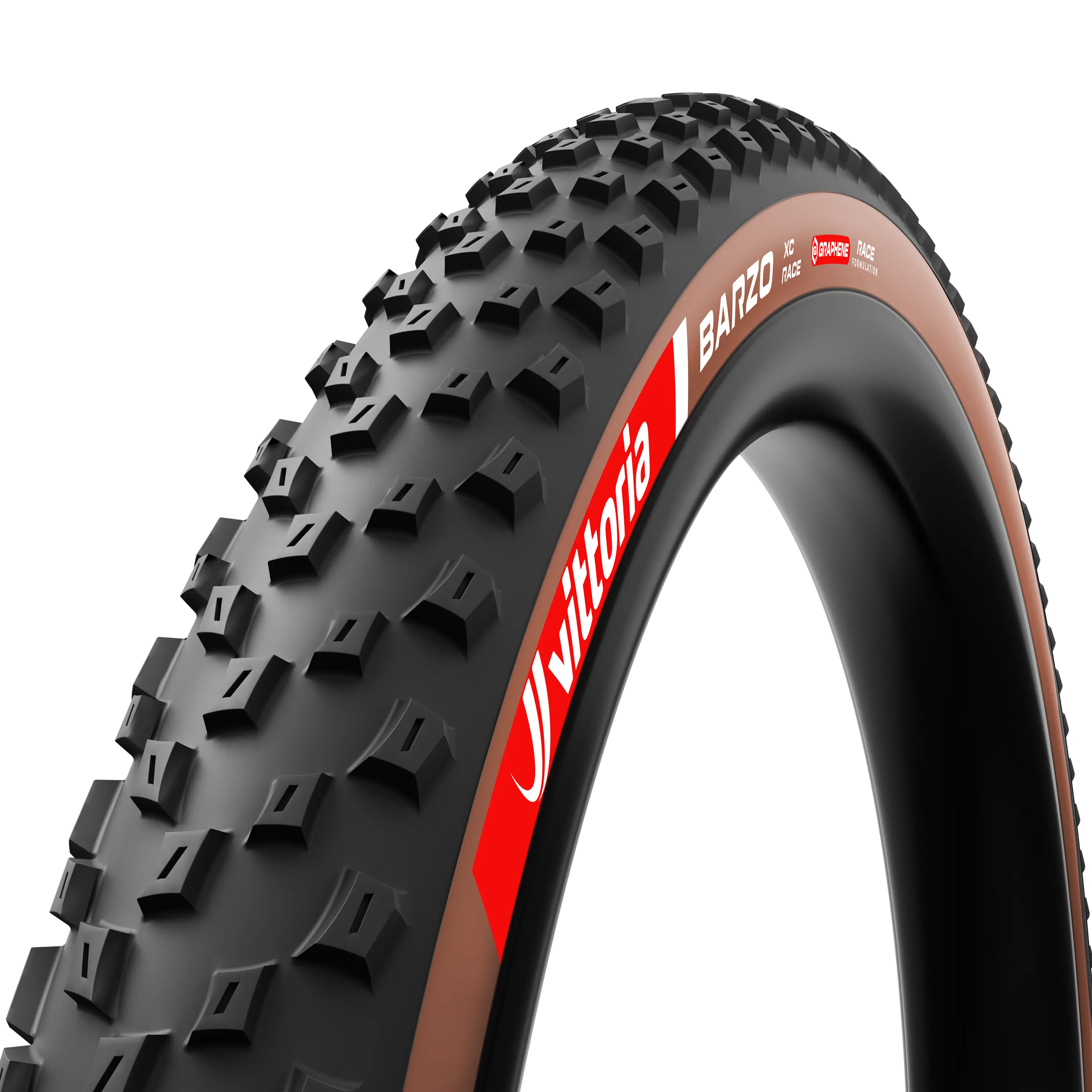 Vittoria Barzo XC Race brown-sidewall tire