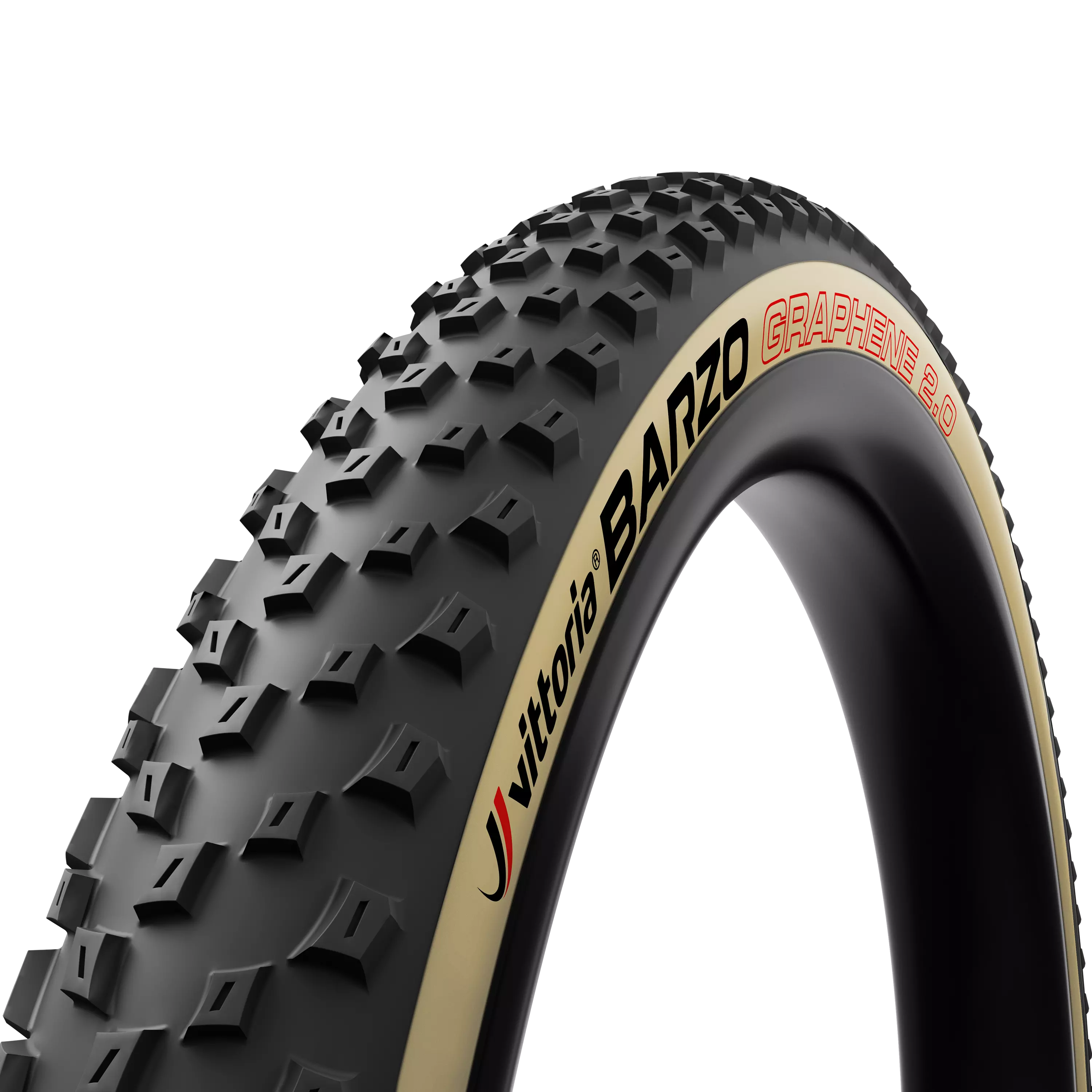 Vittoria Mazza 27.5" Or 29" Mountain Bike Tire – Tubeless Ready, Black/Grey, 2.6" Width